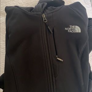 Black north face wind wall jacket! Size XS, great condition
